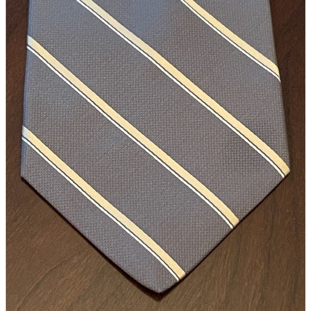 American Gray 100% Silk Men’s Neck Tie Made In Canada ￼